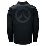 Overwatch 2: Schwarze Militärjacke - Rückansicht