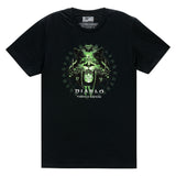 Diablo IV: Vessel of Hatred Im Dunkeln leuchtendes T-Shirt, schwarz - Vorderansicht