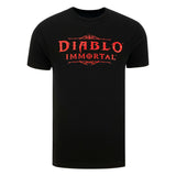 Diablo Unsterbliches Schwarz T-Shirt - Frontansicht