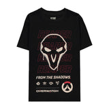 Overwatch Reaper From The Shadows Black T-Shirt - Frontansicht