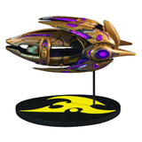 StarCraft Limitierte Auflage Archon des Goldenen Protoss  Träger  Schiff 7" Replik in Gold - Linke Ansicht