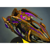 StarCraft Limitierte Auflage Archon des Goldenen Protoss  Träger  Schiff 7" Replik in Gold - Zoom Überkopfansicht