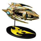 StarCraft Protoss Träger Schiff 7" Replik in Gold - Vorderansicht rechts