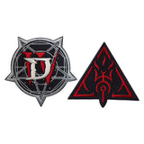 Diablo IV Parches bordados - Lote de 2 - Vista frontal