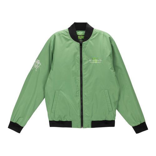 Diablo IV: Vessel of Hatred  Chaqueta  Bomber Verde - Vista frontal