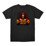 Diablo II Dark Wanderer T-camisa - Vista frontal Versión en negro