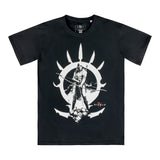 Camiseta negra del pícaro de Diablo IV - Vista frontal