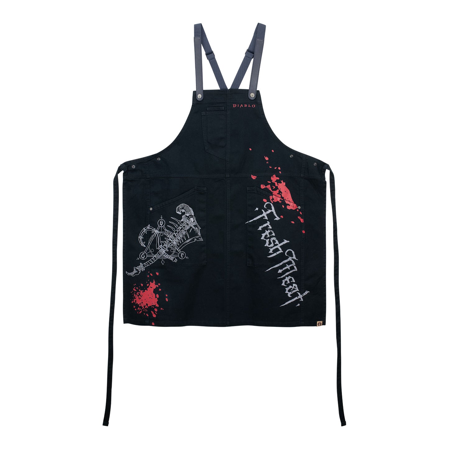 Delantal de carnicero Diablo - Vista frontal