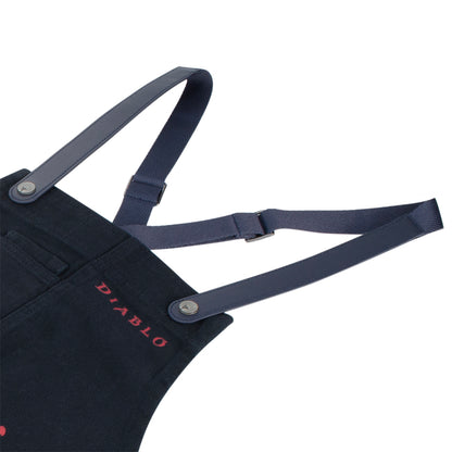 Delantal de Carnicero Diablo - cerrar Up View