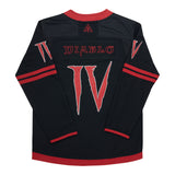 Diablo IV Camiseta de hockey negra - Vista posterior