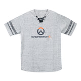Overwatch 2 Gris Logotipo Mujer T-camisa - Vista frontal