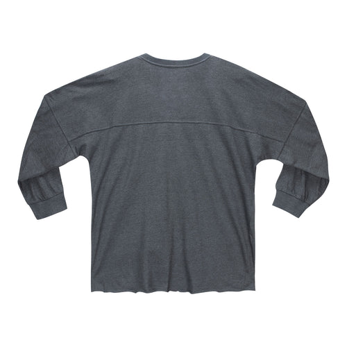 Overwatch 2 Logotipo Gris Mujer Manga larga Camisa - Vista posterior