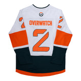 Overwatch 2 Camiseta de hockey blanca - Vista posterior