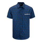 StarCraft Button Up Marina camisa  - Vista frontal