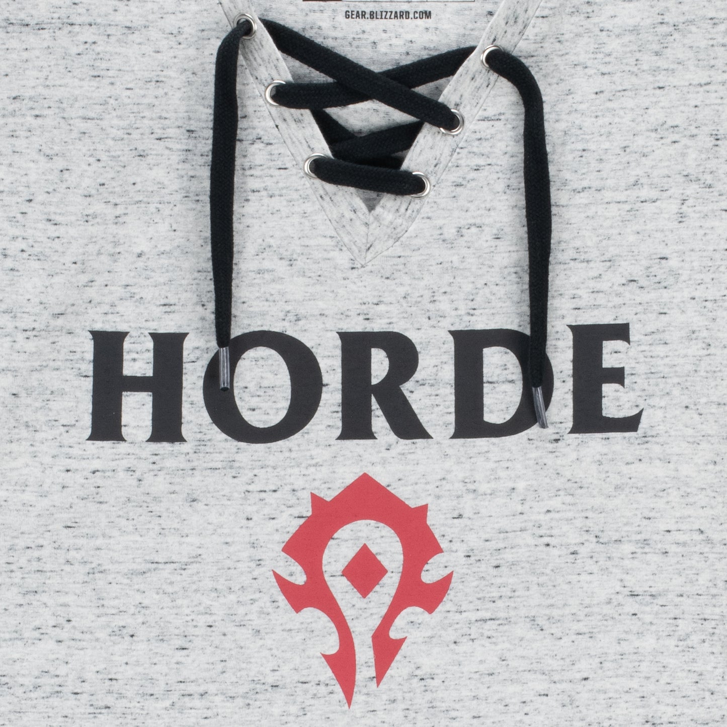 World of Warcraft Horda Logotipo Mujer Gris Camisa - Logotipo Ver