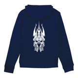 World of Warcraft Wrath of the Rey Exánime Yelmo Sudadera - Vista trasera Marina Version