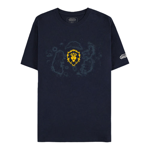 World of Warcraft Azeroth Alliance Camisa - Vista frontal