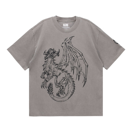 World of Warcraft Alexstrasza Boceto Gris camisa - Vista frontal