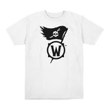 Camiseta «Yes, Pirates» de World of Warcraft: Plunderstorm - Vista frontal Versión en blanco