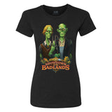 Hearthstone Showdown in the Badlands Camiseta negra para mujer -camisa - Vista frontal