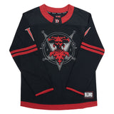 Diablo IV Camiseta de hockey negra - Vista frontal