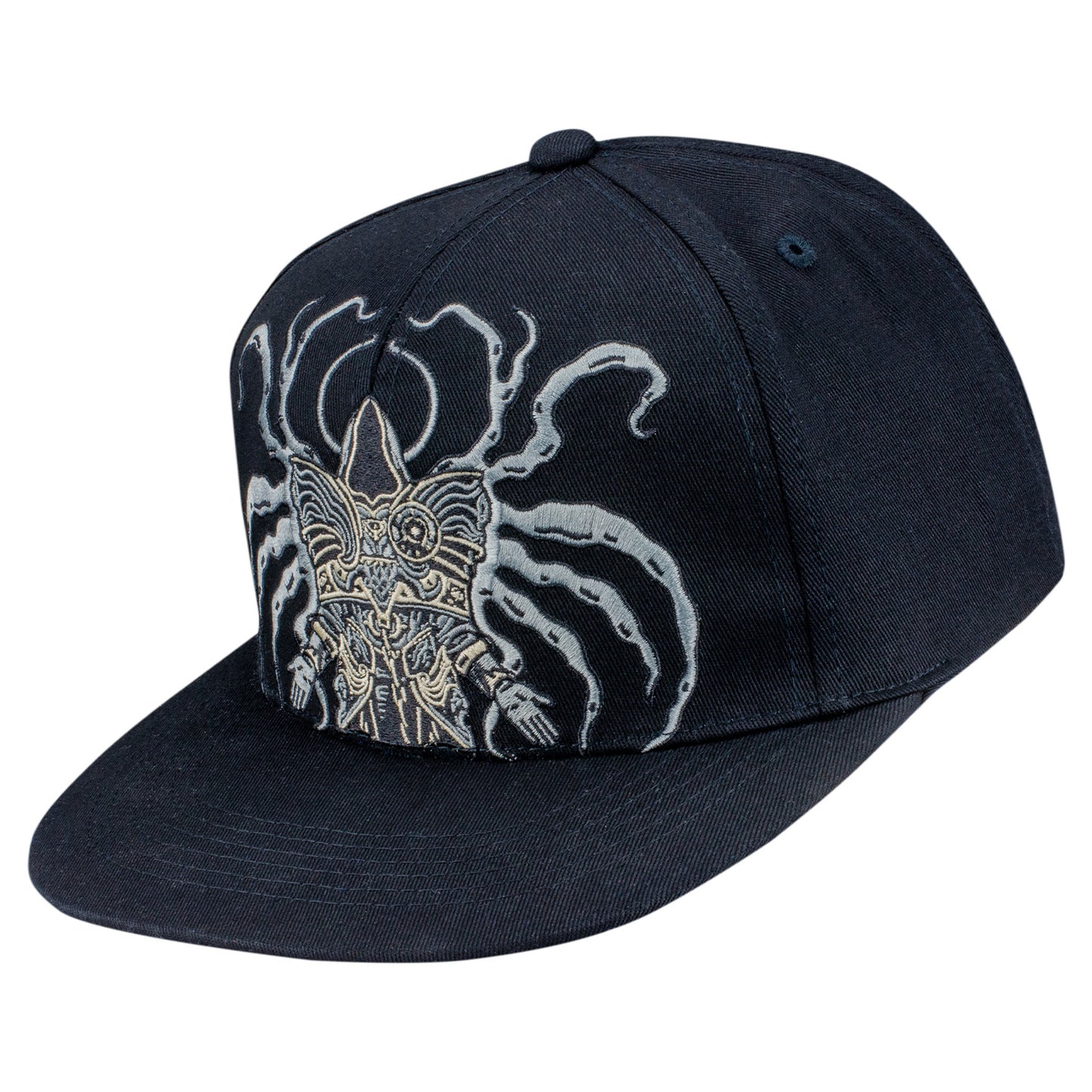 Diablo IV Inarius Negro Snapback Gorra - Vista Frontal