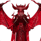 Diablo IV Rojo Lilith  Estatua de 12 pulgadas - cerrar- Vista trasera hacia arriba