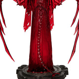 Diablo IV Rojo Lilith  12in Statue - cerrar-Up Bottom Back View