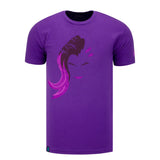 Overwatch Sombra Hero Púrpura T-camisa - Vista frontal