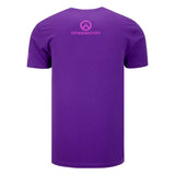 Overwatch Sombra Hero Púrpura T-camisa - Vista trasera
