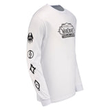 World of Warcraft: Shadowlands Facciones Blanco Manga larga T-camisa - Vista Derecha