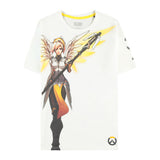 Overwatch Mercy White Guardian T-camisa - Vista frontal