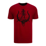 Diablo IV Bárbaro Rojo  T-camisa - Vista frontal
