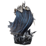 World of Warcraft Rey Exánime Arthas Estatua Premium de 26" en gris - Vista trasera derecha
