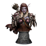 World of Warcraft Sylvanas Busto a escala 1:3 - Vista frontal