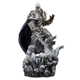 World of Warcraft Rey Exánime Arthas Estatua Premium de 26" en gris - Vista frontal