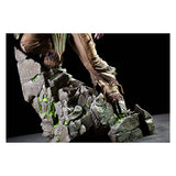 World of Warcraft Illidan 23" Premium Statue in Rojo - Vista ampliada de la base