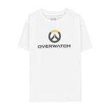 Overwatch Mujer Blanco Logotipo T-camisa - Vista frontal