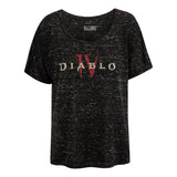 Diablo IV Women's Slouchy T-camisa - Vista frontal