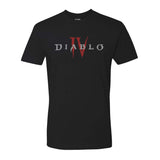 Diablo IV Core Logotipo Negro T-camisa - Vista frontal