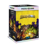 Hearthstone: Heroes of Warcraft Puzzle de 1000 piezas en Amarillo - Vista frontal