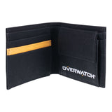 Overwatch Logotipo Cartera negra - Vista abierta
