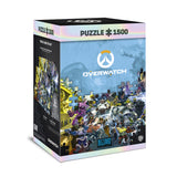 Overwatch Héroes Collage 1500 Piezas Puzzle en Azul - Vista de Caja