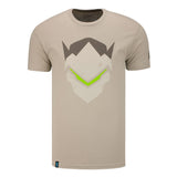 Overwatch Genji Hero Natural T-camisa en Tan - Vista frontal