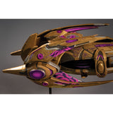 StarCraft Edición limitada Edad de Oro Protoss  Portanaves  Réplica del barco de 7" en oro - Vista ampliada