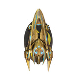 StarCraft Protoss  Portanaves  Réplica del barco de 7" en oro - Vista superior