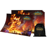 World of Warcraft: Puzzle clásico Ragnaros de 1000 piezas en Rojo - Vista frontal