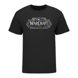 World of Warcraft Dragonflight Logotipo Black T-camisa - Vista frontal