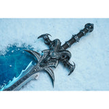 World of Warcraft Agonía de Escarcha Premium Replica - cerrar Vista superior de la empuñadura de la espada