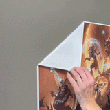 Diablo III Affiche du 10e anniversaire 17x23.25in - GIF View Repositionnement 